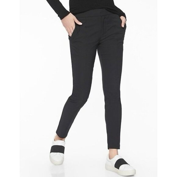 Athleta Womens Wander Stash Skinny Pants Size Tall Size 8 / 8T Black Pockets EUC - Picture 1 of 16